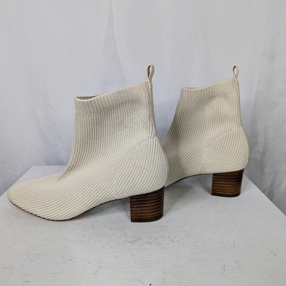 Joie J Neely Block Heel Knit Sock Ankle Booties Boots - Picture 2 of 7